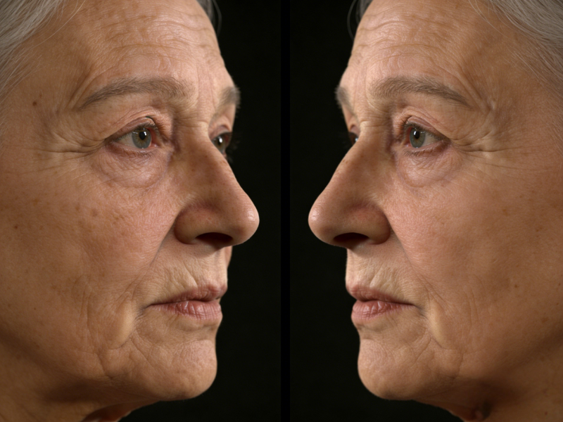 皮膚老化五大類型對比圖 皺紋毛孔粗大皮膚鬆弛 光老化色素沉著 抗衰老護膚參考 美業人必備